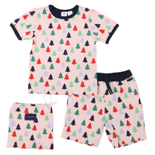Load image into Gallery viewer, Cotton PJs Xmas Tree Print Pink
