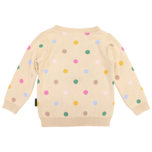 Polkadot Sweater Beige