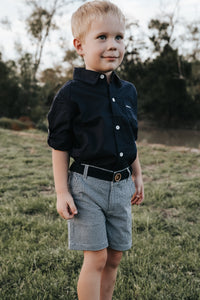 Boys Dress Shirt - Navy