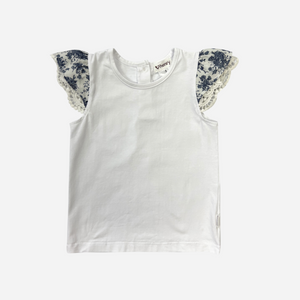 Girls Print Sleeve Top - Amalfi Coast