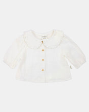 Load image into Gallery viewer, Baby Blouse Peter Pan Cream
