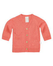 Load image into Gallery viewer, Organic Cardigan Andy Paprika

