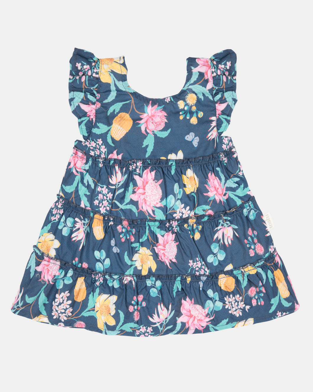 Baby Dress Matilda Waratah Midnight
