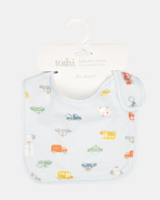 Load image into Gallery viewer, Baby Bib Classic Working Wheels
