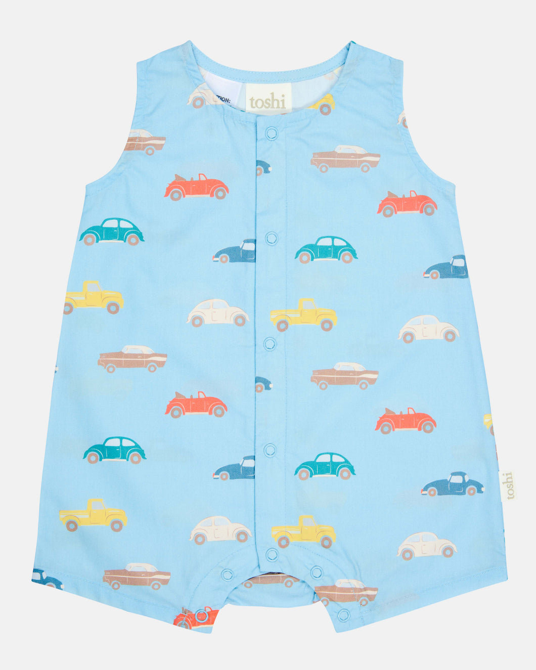 Romper Banjo Fast Lane Cyan