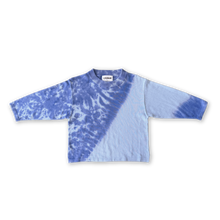 Load image into Gallery viewer, Organic Knitted Tie Dye LS Tee - Pacific
