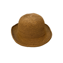 Load image into Gallery viewer, Crochet Adjustable Hat-Natural-Brown
