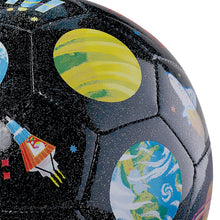 Load image into Gallery viewer, Glitter Soccer Ball - Space Exploration (Size 3)
