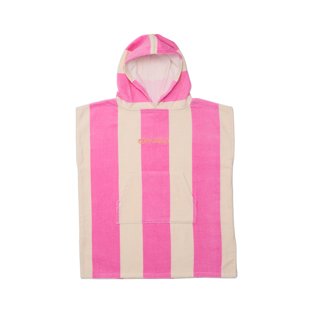 HOODED TOWEL Candy Stripe