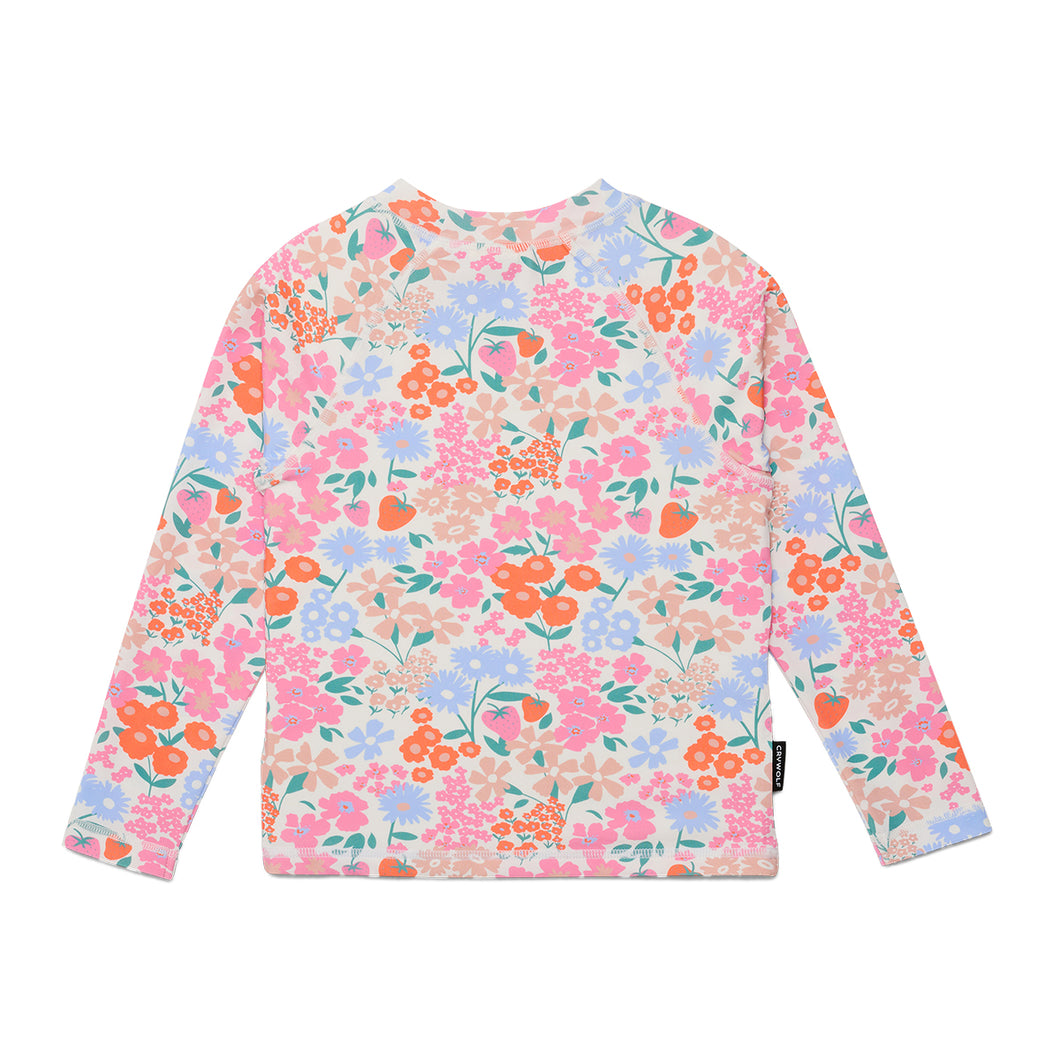 LONG SLEEVE RASH VEST Berry Garden