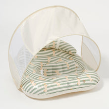Load image into Gallery viewer, Interactive Baby Float Duck Sage Stripe
