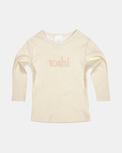 Dreamtime Organic Tee Long Sleeve Logo Feather