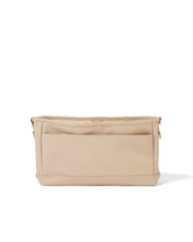 Load image into Gallery viewer, Dimple Faux Leather Stroller Organiser/Pram Caddy - Oat
