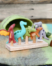Load image into Gallery viewer, Dinosaur Finger Puppets Set
