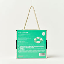 Load image into Gallery viewer, Mini Tube Pool Ring Zest Green Stripe
