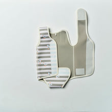 Load image into Gallery viewer, Natural Rubber Baby Wetsuit Sammy the Seagull Green Stripe
