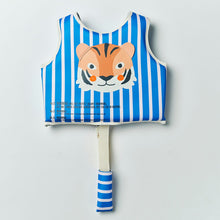 Load image into Gallery viewer, Kids Swim Vest 2-3 Tino the Tiger Blue
