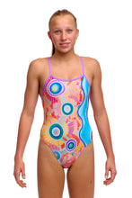 Load image into Gallery viewer, Girl's Single Strap One Piece Kulin Colour
