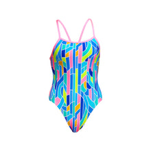 Load image into Gallery viewer, Girl's Single Strap One Piece Pillared
