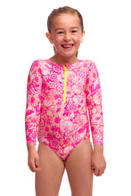 Load image into Gallery viewer, Toddler Girl's Sun Cover One Piece Rosie Cheeky
