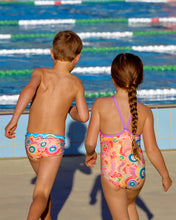 Load image into Gallery viewer, Toddler Boy's Printed Trunks Kulin Colour

