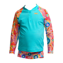 Load image into Gallery viewer, Toddler Boy's Zippy Rash Vest Kulin Colour
