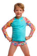 Load image into Gallery viewer, Toddler Boy's Zippy Rash Vest Kulin Colour

