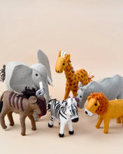 Load image into Gallery viewer, Felt Safari Animal Toys (Set of 6)
