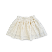 Load image into Gallery viewer, Embroidered Ziggy Skirt - Cream
