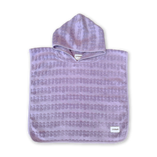 Load image into Gallery viewer, Bubble Terry Towelling Poncho - Mauve

