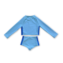 Load image into Gallery viewer, 2-Piece LS Swim Suit - Waves
