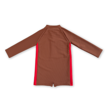Load image into Gallery viewer, Zip LS Swim Suit - Teddy

