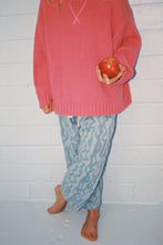 Load image into Gallery viewer, Merino Blend Knit Pull Over - Raspberry

