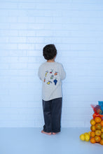Load image into Gallery viewer, Organic Fruit Salad LS Tee - Grey Marle
