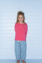 Load image into Gallery viewer, Merino Blend Knit Pull Over - Raspberry

