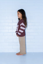 Load image into Gallery viewer, Organic Frill Knit Flares - Oatmilk
