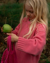 Load image into Gallery viewer, Merino Blend Knit Pull Over - Raspberry
