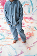 Load image into Gallery viewer, Organic Canvas Utility Pocket Pant - Duck Egg
