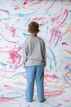 Load image into Gallery viewer, Organic Seam Long Slv Knit Tee - Grey Marle
