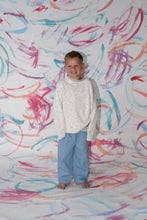 Load image into Gallery viewer, Organic Funfetti Knit Pull Over - Surf
