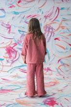 Load image into Gallery viewer, Organic Cord Frill Pant - Sorbet
