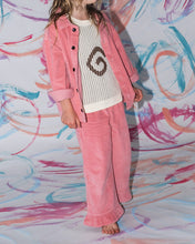 Load image into Gallery viewer, Organic Cord Frill Pant - Sorbet
