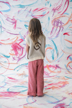 Load image into Gallery viewer, Organic Swirl Knit Vest - Milk
