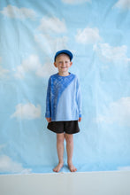 Load image into Gallery viewer, Organic Knitted Tie Dye LS Tee - Pacific
