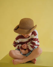 Load image into Gallery viewer, Crochet Adjustable Hat-Natural-Brown
