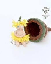 Load image into Gallery viewer, May Gibbs x Tara Treasures - Little Ragged Blossoms Doll with Gum Pod
