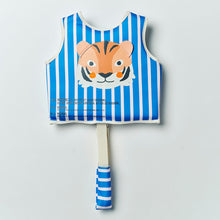 Load image into Gallery viewer, Kids Swim Vest 1-2 Tino the Tiger Blue
