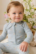 Load image into Gallery viewer, Organic Cotton Frankie Onepiece Lapin Jardin Blue
