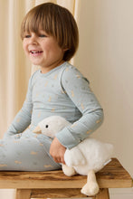 Load image into Gallery viewer, Organic Cotton Amory Long Sleeve Pyjama Lapin Jardin Blue
