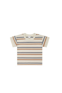 Pima Cotton Eddie T-Shirt - Hudson Stripe